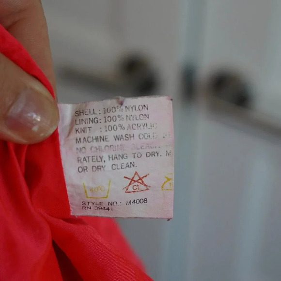 Pacific Trail Jacket Windbreaker Hot Pink Vintage‎ 90s Men's Neon SZ L Retro - Picture 3 of 7